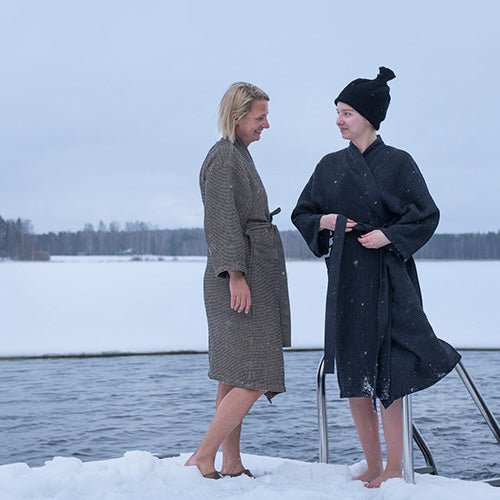 Rento Kenno Recycled Cotton Sauna Robe - NW Immersion