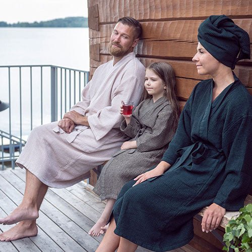 Rento Kenno Recycled Cotton Sauna Robe - NW Immersion