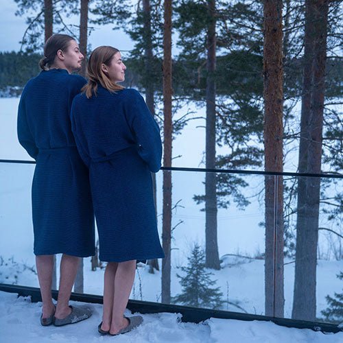 Rento Kenno Recycled Cotton Sauna Robe - NW Immersion