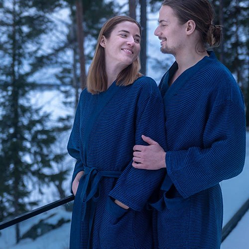 Rento Kenno Recycled Cotton Sauna Robe - NW Immersion