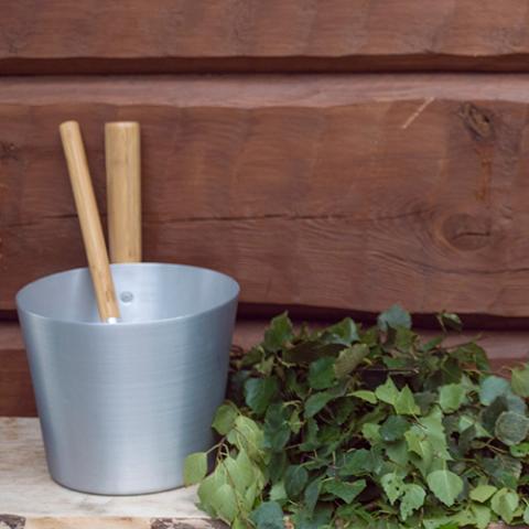 Rento Straight Handle Sauna Bucket - Multiple Colors to Choose From - NW Immersion