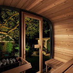 SaunaLife CL5G 4 Person Outdoor Cube Sauna - NW Immersion