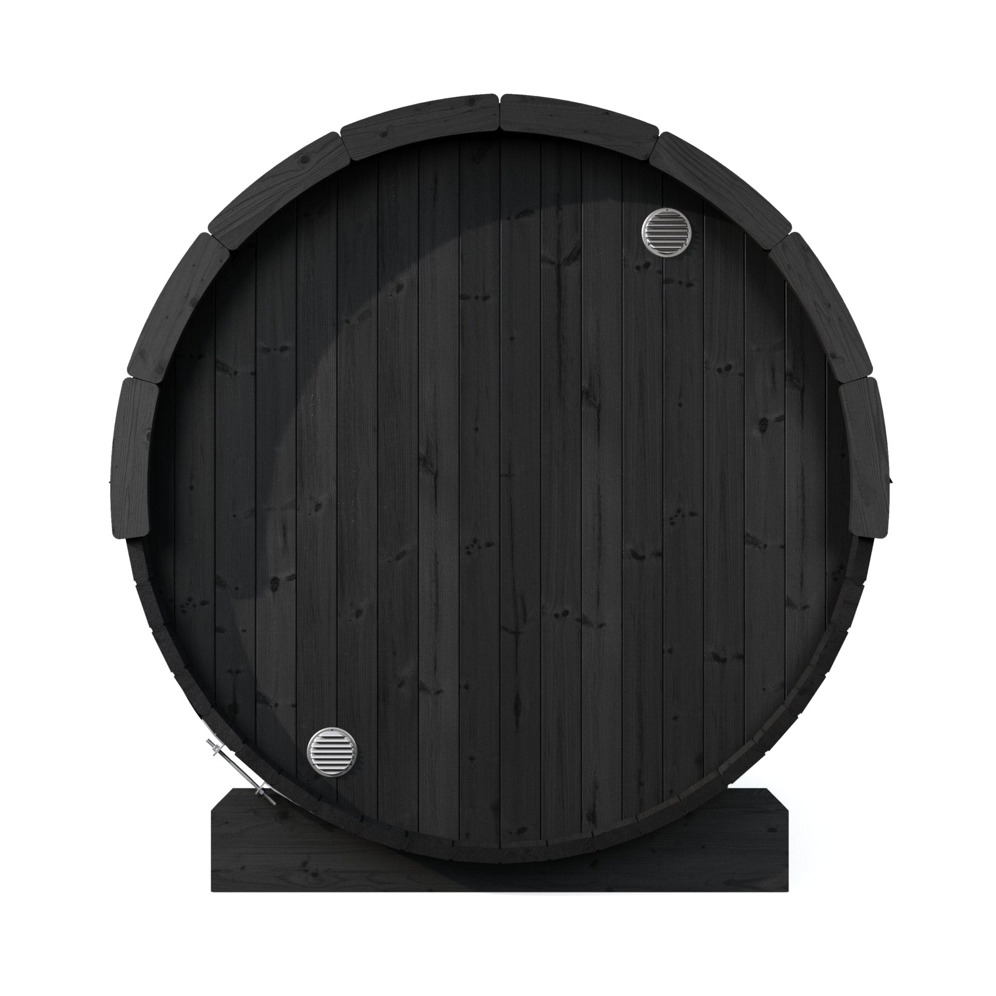 SaunaLife E6B 3 Person Outdoor Barrel Sauna – Black - NW Immersion