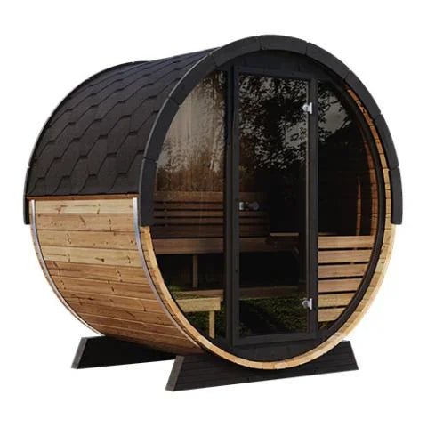 SaunaLife EE6G 4 Person ERGO Barrel Sauna - NW Immersion
