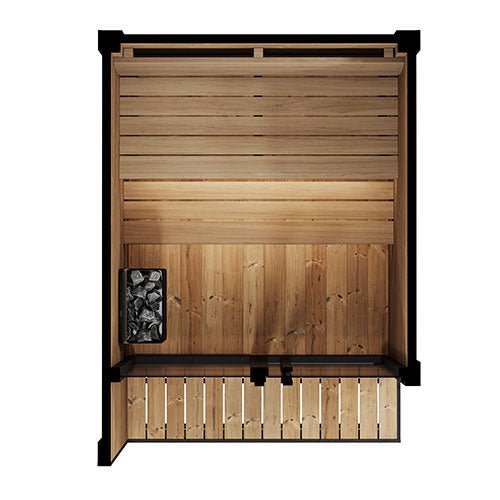 SaunaLife GL4 Garden Luxury 4-Person Outdoor Sauna - NW Immersion