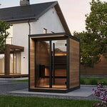 SaunaLife GL4 Garden Luxury 4-Person Outdoor Sauna - NW Immersion