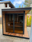 SaunaLife GL6 6 Person Garden Luxury Outdoor Sauna Kit - NW Immersion