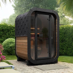 SaunaLife Model CL3G 1 - 2 Person Cube Series Outdoor Sauna Kit - NW Immersion