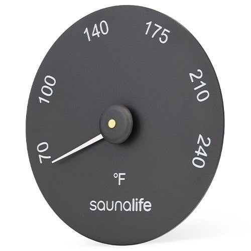 Saunalife Thermometer fahrenheit, matte block modern