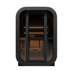 SaunaLife Model CL3G 1 - 2 Person Cube Series Outdoor Sauna Kit - NW Immersion