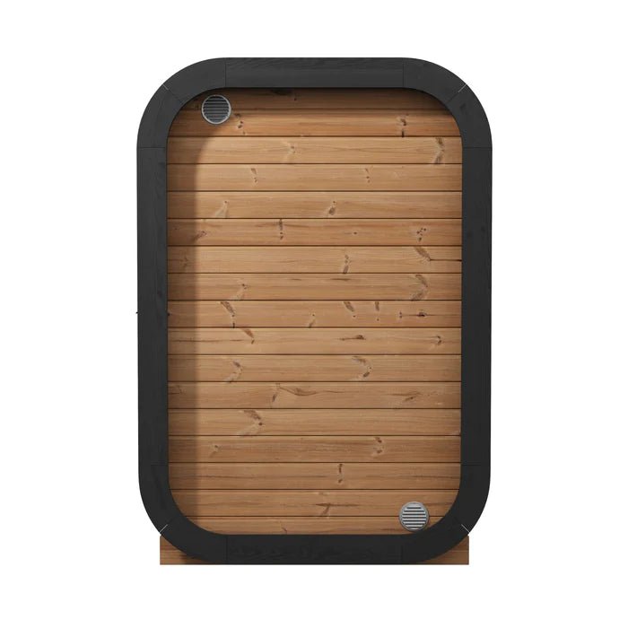 SaunaLife Model CL3G 1 - 2 Person Cube Series Outdoor Sauna Kit - NW Immersion