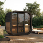 SaunaLife Model CL4G 3 - Person Cube Series Outdoor Sauna Kit - NW Immersion