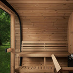 SaunaLife Model CL7G 6 Person Cube Series Outdoor Sauna Kit - NW Immersion