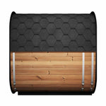 SaunaLife Model CL7G 6 Person Cube Series Outdoor Sauna Kit - NW Immersion