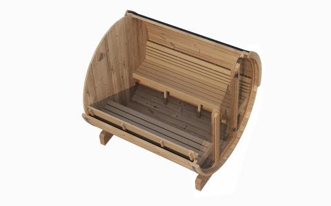 SaunaLife Model E7 Sauna Barrel, 4 - Person - NW Immersion