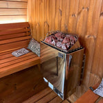 SaunaLife Model E7G Sauna Barrel Glass Front, 4 - Person - NW Immersion