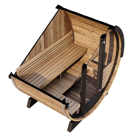 SaunaLife Model EE6G Sauna Barrel, 4 - Person - NW Immersion