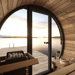 SaunaLife Model EE6G Sauna Barrel, 4 - Person - NW Immersion