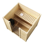 SaunaLife G2: Spacious 4-Person Sauna - NW Immersion- configuration