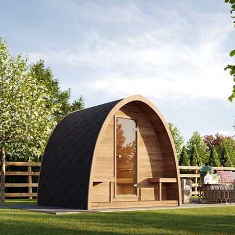 SaunaLife Model G3 Outdoor Home Sauna Kit, Up to 4 persons - NW Immersion