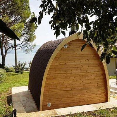 SaunaLife Model G3 Outdoor Home Sauna Kit, Up to 4 persons - NW Immersion