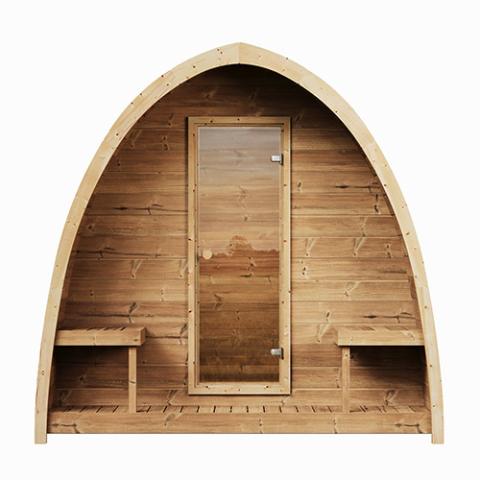SaunaLife Model G3 Outdoor Home Sauna Kit, Up to 4 persons - NW Immersion