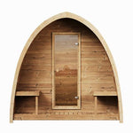 SaunaLife Model G3 Outdoor Home Sauna Kit, Up to 4 persons - NW Immersion