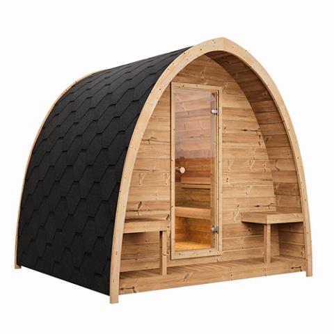 SaunaLife Model G3 Outdoor Home Sauna Kit, Up to 4 persons - NW Immersion
