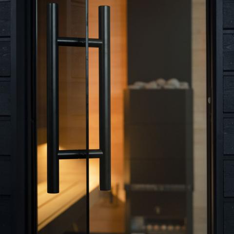 SaunaLife Model G6 Pre - Assembled Outdoor Home Sauna, Up to 5 Person - NW Immersion