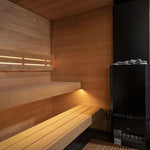SaunaLife Model G6 Pre - Assembled Outdoor Home Sauna, Up to 5 Person - NW Immersion