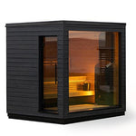 SaunaLife Model G6 Pre - Assembled Outdoor Home Sauna, Up to 5 Person - NW Immersion
