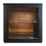 SaunaLife Model G6 Pre - Assembled Outdoor Home Sauna, Up to 5 Person - NW Immersion