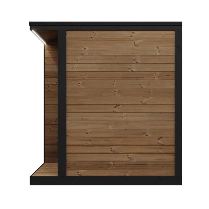SaunaLife Model GL4 4 Person Garden Luxury Series Outdoor Sauna Kit — additional product view (2)