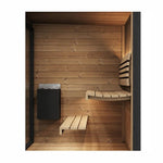 SaunaLife Model GL4 4 Person Garden Luxury Series Outdoor Sauna Kit — product photo (3)