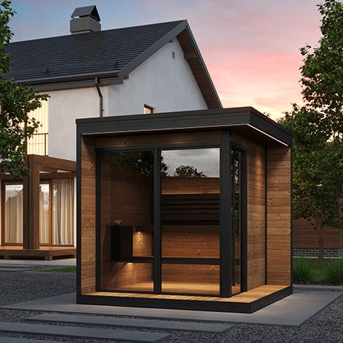 SaunaLife Model GL6 6 Person Garden Luxury Series Outdoor Sauna Kit — additional product view (2)