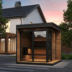 SaunaLife Model GL6 6 Person Garden Luxury Series Outdoor Sauna Kit — additional product view (2)
