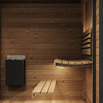 SaunaLife Model GL6 6 Person Garden Luxury Series Outdoor Sauna Kit — product photo (2)