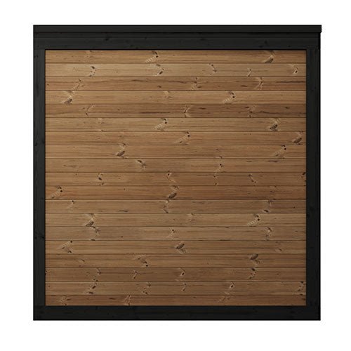 SaunaLife Model GL6 6 Person Garden Luxury Series Outdoor Sauna Kit — detail view