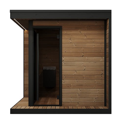 SaunaLife Model GL6 6 Person Garden Luxury Series Outdoor Sauna Kit — additional product view