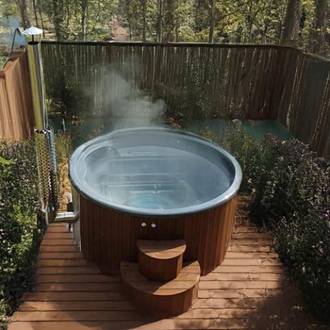 SaunaLife Model S4N Wood - Burning Hot Tub - NW Immersion