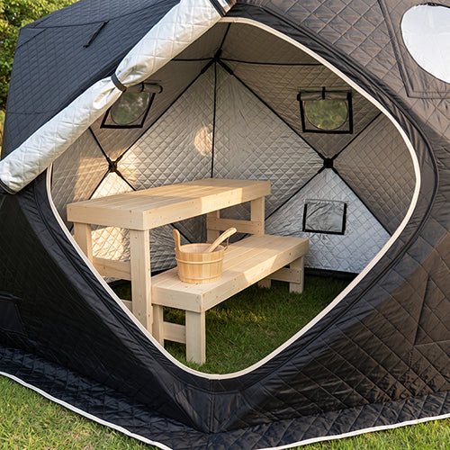 SaunaLife SaunaTrekker Bench- Foldable & Portable - NW Immersion