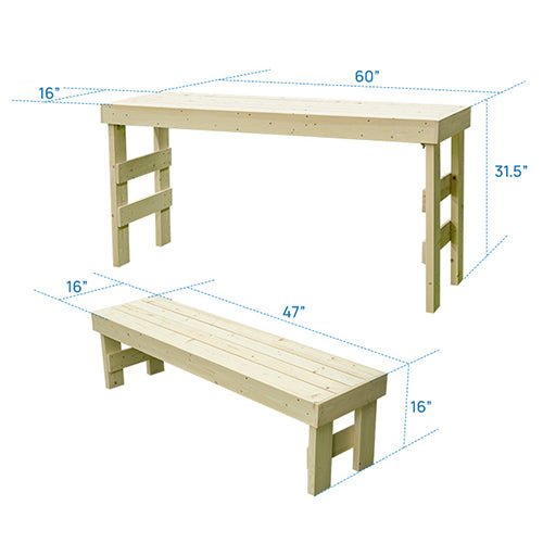 SaunaLife SaunaTrekker Bench- Foldable & Portable - NW Immersion