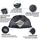 SaunaLife SaunaTrekker XL Portable Sauna Tent - NW Immersion