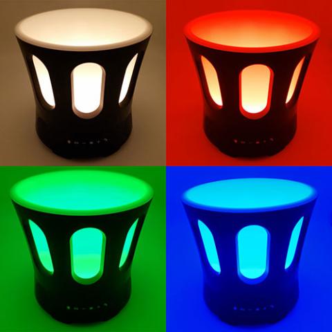 SaunaLife SaunaZone Bluetooth Speaker - Sauna Bucket with Lights and Speaker - NW Immersion