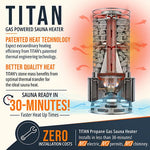 SaunaLife TITAN SL1 Propane Sauna Heater - NW Immersion