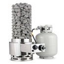 SaunaLife TITAN SL1 Complete Propane Heater Package + Stones