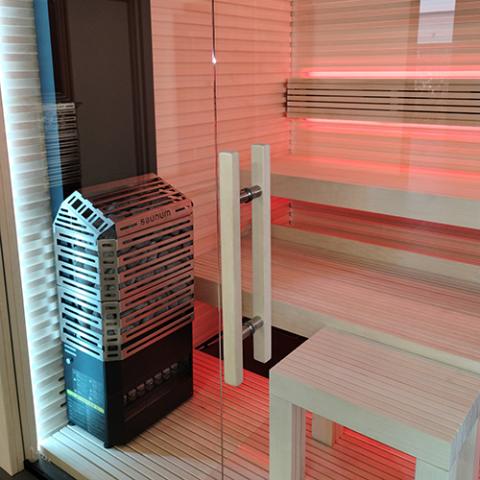 Saunum Air 5 Sauna Heater with Climate Equalizer - NW Immersion
