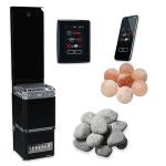 Saunum Air L 10 Wifi Pkg Nordic Black with Himalayan Salt Spheres(+$5520.00)
