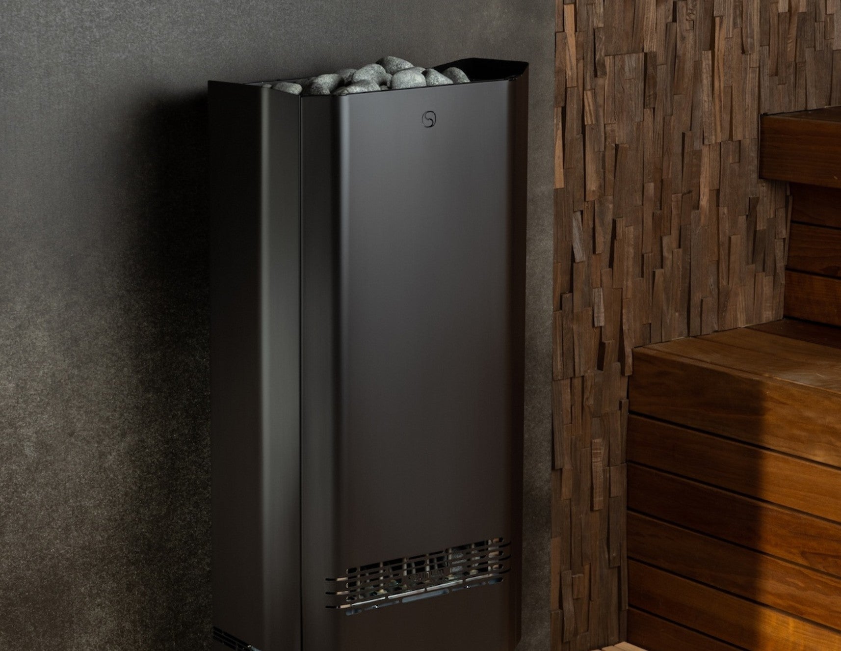 Saunum Air Perfect 10 Electric Sauna Heater Package with AirIQ WiFi Climate Equalizer - NW Immersion