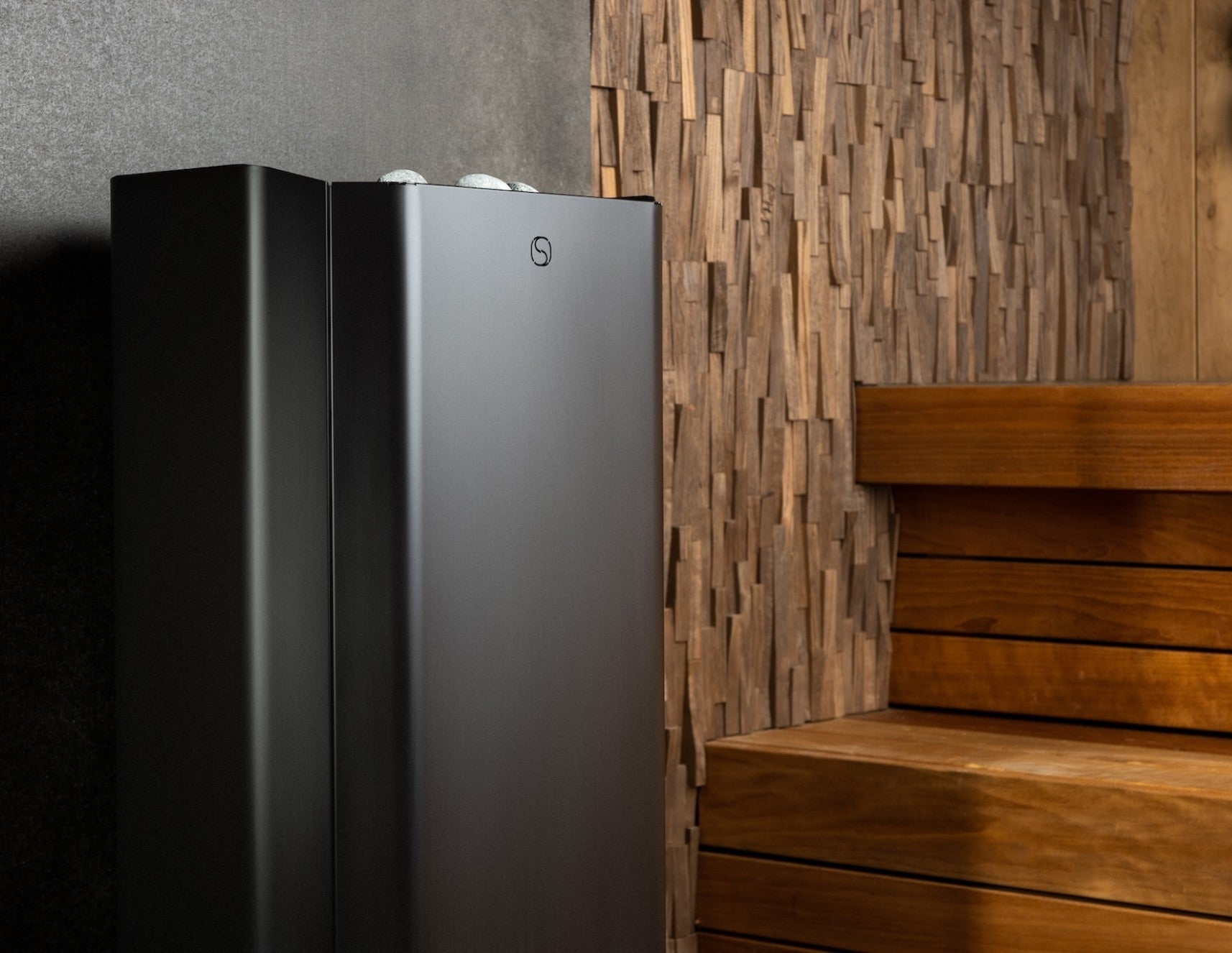 Saunum Air Perfect 10 Electric Sauna Heater Package with AirIQ WiFi Climate Equalizer - NW Immersion
